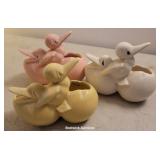 3 McCoy duck planters