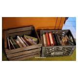 2 crates of cookbooks - located upstairs loft