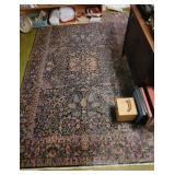 Aprx 6x9 Oriental carpet dash needs cleaning but