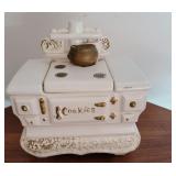 Cookie jar McCoy white cooked stove