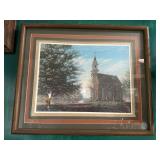 Souders signed print ï¿½Rock of Agesï¿½ 19ï¿½x23ï¿½