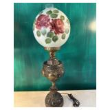Beautiful hand-painted banquet lamp