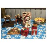 Tub of Christmas, ceramic bowl, Christmas,