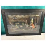 Framed Birney print - When good fellows get