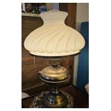 Brass hinge with wind style lamp