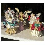 tub full of tree toppers