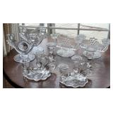 3pr beautiful glass candlesticks
