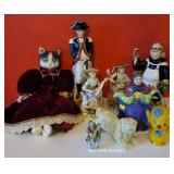 Box - Figural bottles, figurines, teapot, etc