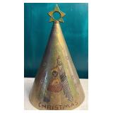Heavy brass Christmas bell