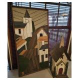 Bird house, wood art