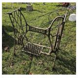 Singer sewing machine base