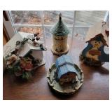 4 birdhouses