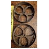 2 Iron wheels