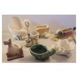 7 planters incl McCoy