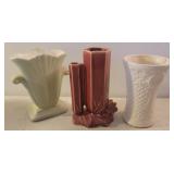 3pcs pottery - Red Wing, McCoy, ?