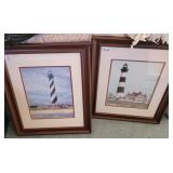 2 prints by Stephen HarringtonCape  Hatteras