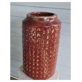 Pottery flower vase 9"16"