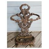 Cast iron umbrella stand 14"18"