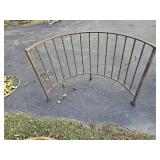 Half round iron gate 53"35"t