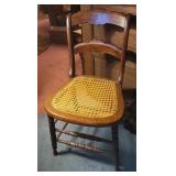 Victorian Walnut cane seat chair