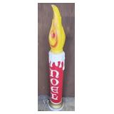 Noel candle blow mold