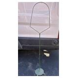 Birdcage stand with iron base 65in