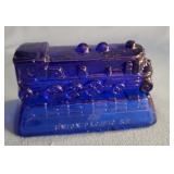 cobalt blue train Union Pacific railroad.