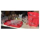 resin Christmas ornaments, crystal sleigh, Japan,