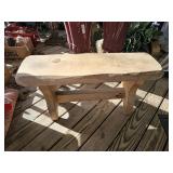 Pine bench