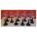 Set 10 Christmas stems - stemware