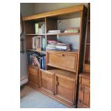Open top bookcase/desk 59x16x72