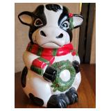 Cookie jar - Christmas cow