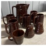 USA pitcher, mugs, s&p