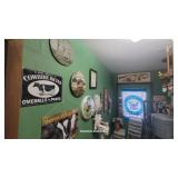 Everything hanging on 2 walls - not the vacuum