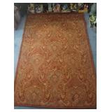 Paisley pattern carpet - Aprx 96x60