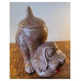 Cookie Jar - McCoy brown dog.