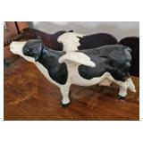 Cast iron flying cow