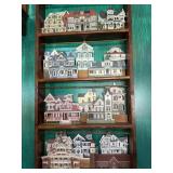 3D wood Victorian homes - rack not included