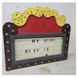 Theater sign