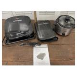 2 George Foreman grills &  sm ToastMaster