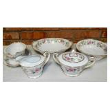 Noritake MYSTERY #196 pattern service pieces.