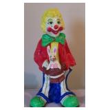 Vintage 17" Mexican Folk Art Hand Painted Paper