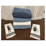 Clean towels, 4 bath & 2 kitchen. Very clean