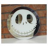 Nightmare Before Christmas etched mirror. 12"