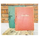 Two vintage scrapbooks. Dated 1936-38. Both are