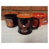 Harley Davidson Coffee Mugs, lot of 3