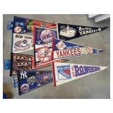 9 pennants - Yankees, and NY Rangers