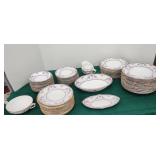 Partial Set of royal Worcester rosemary