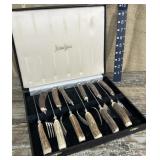 Set of 6 Neiman-Marcus cutlery in box