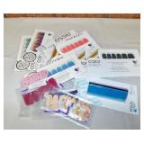 Colorstreet and Essie polish strips. Full